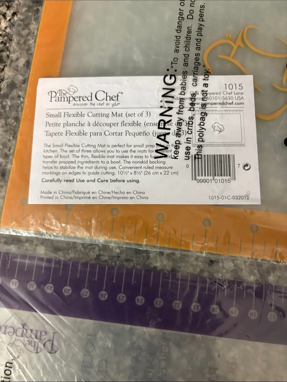 Pampered  chefBaking cuttingMats